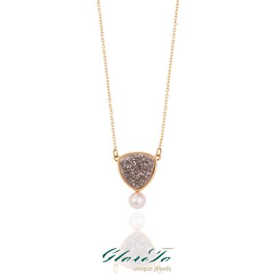 Gray Quartz Necklaces